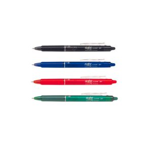 Set van 4 uitwisbare pennen 4 kleuren, Frixion Clicker