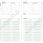 huiswerk agenda planner
