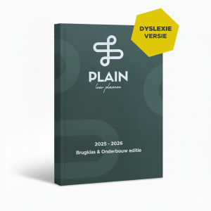 PLAIN planner Brugklas en Onderbouw Dyslexie versie